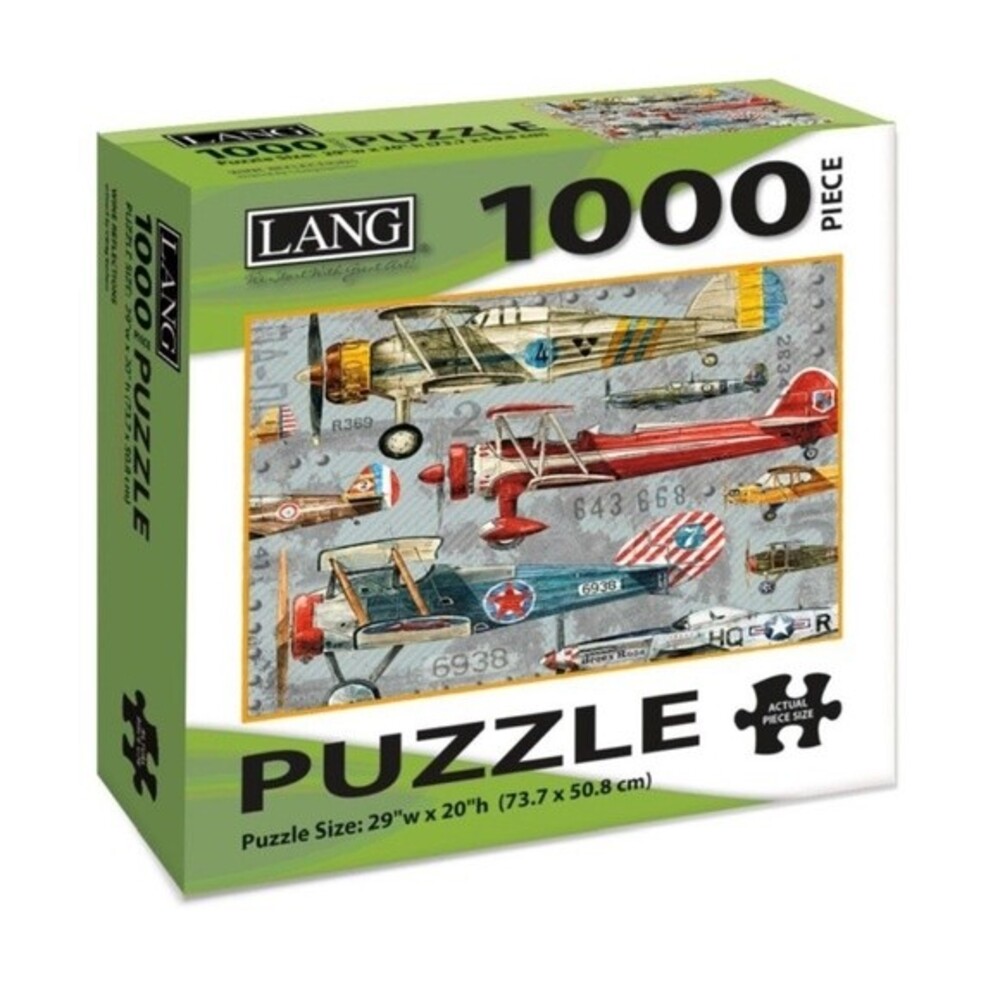 LANG Planes 1000 Piece Puzzle by Artly